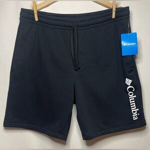 Columbia Trek Black Relaxed Fit Drawstring Shorts